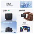 UGREEN 55533 20W dual-port GaN charger