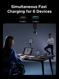 UGREEN Nexode 500W GaN 6-Port Desktop Charging Station
