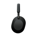 Sony WH-1000XM5SA black wireless noise cancelling headphones manufacturer view