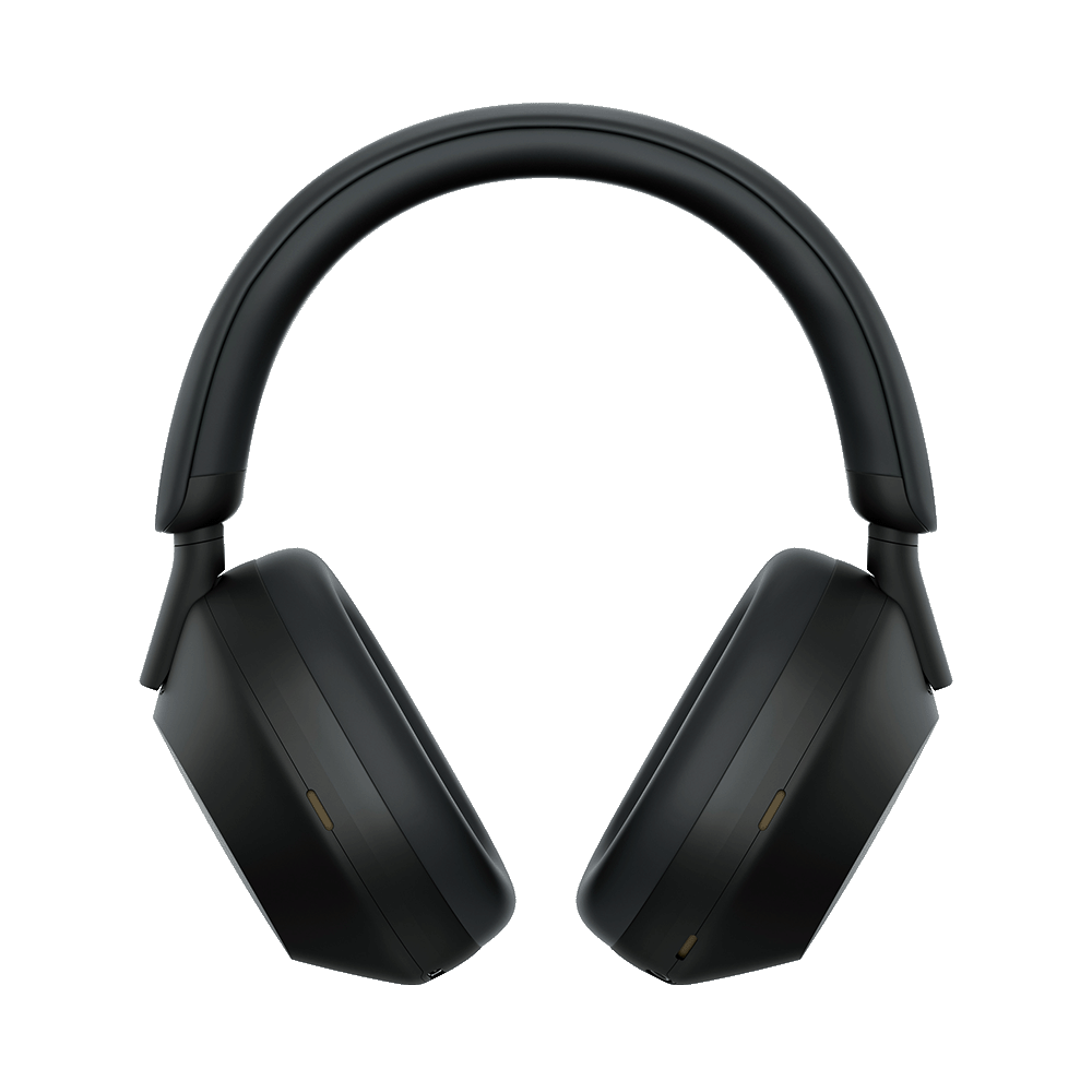 Sony WH-1000XM5SA black wireless noise cancelling headphones alternate view