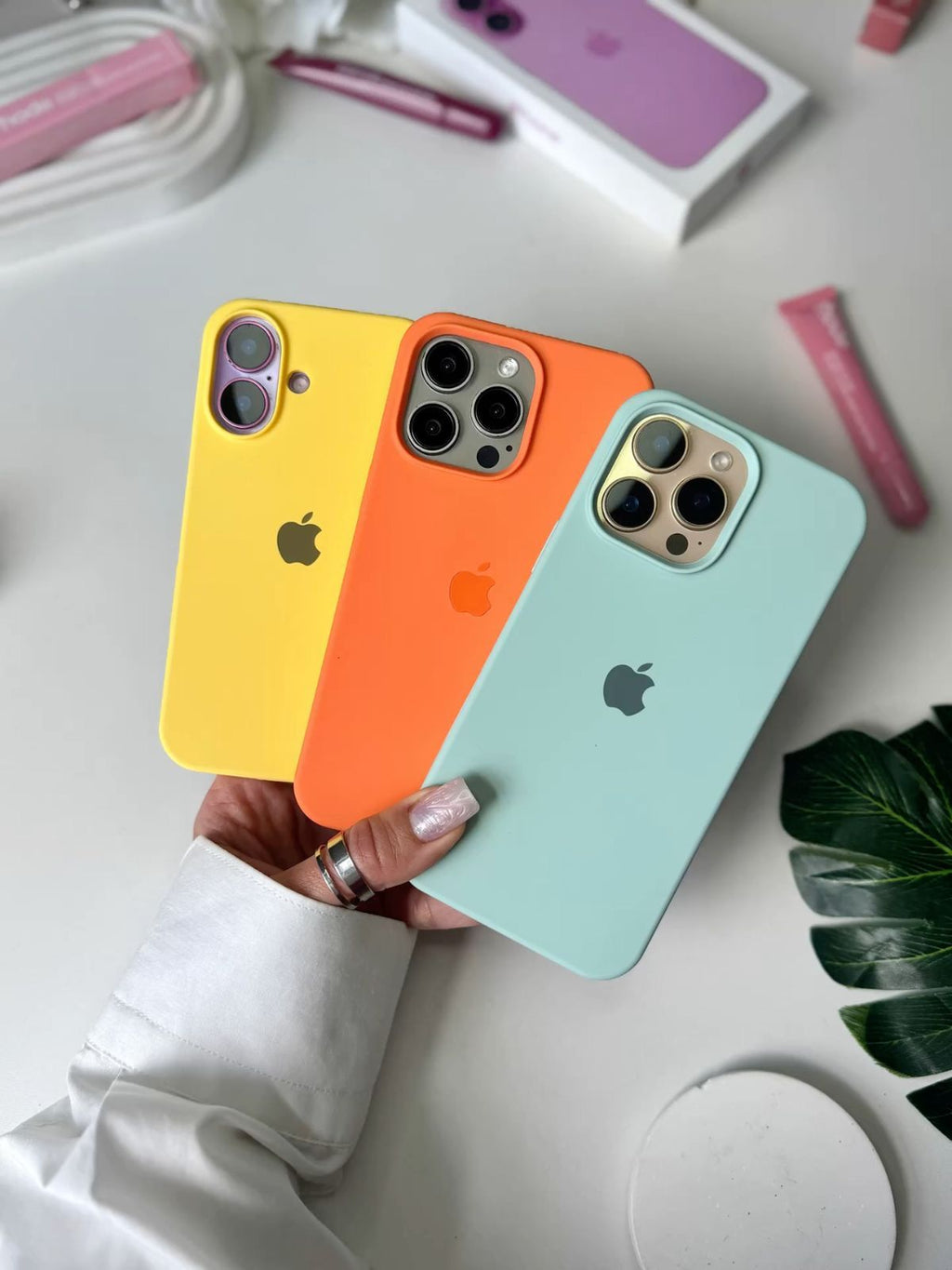 Premium Silicone iPhone Cover – Best Quality  🔥