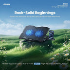 Amaze Dual Fan Laptop Cooling Pad - A504 in Pakistan - image 2