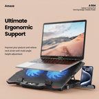 Amaze Dual Fan Laptop Cooling Pad - A504 in Pakistan - image 4