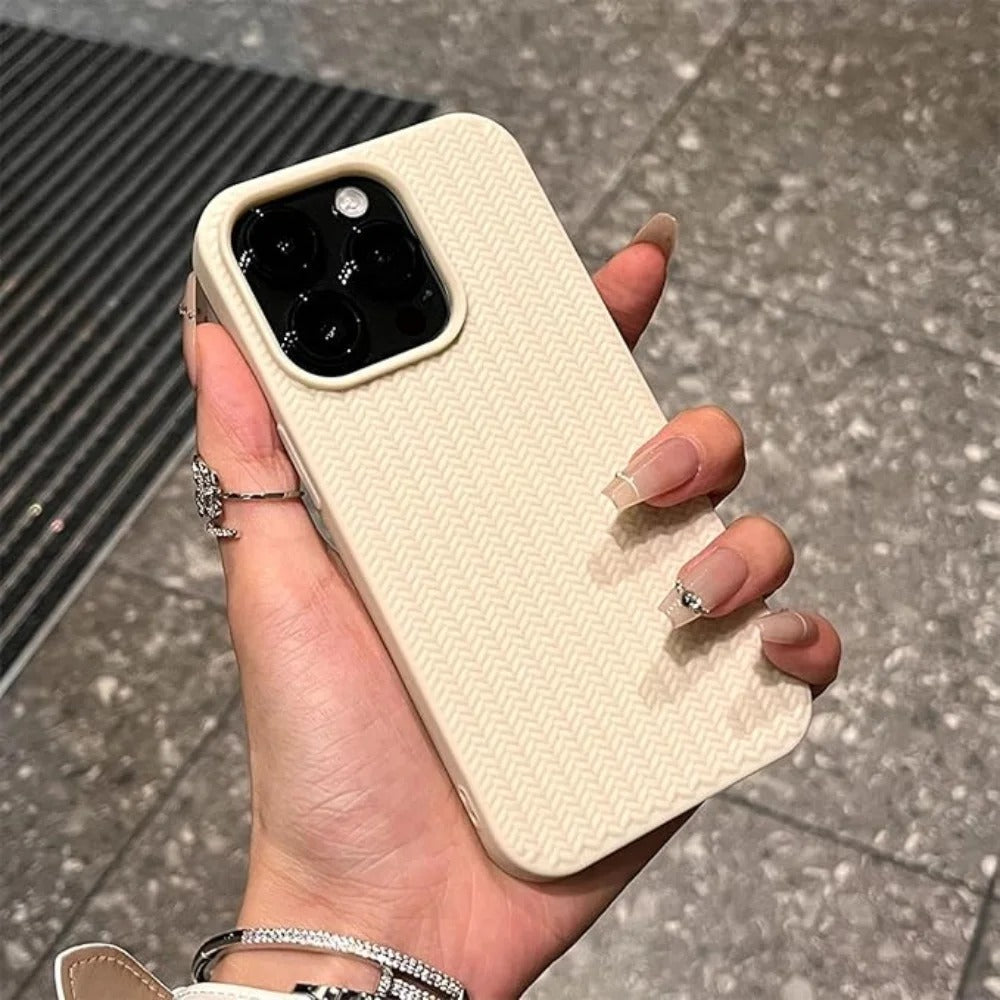 Woven Wonder premium woven iPhone case product view Pakistan