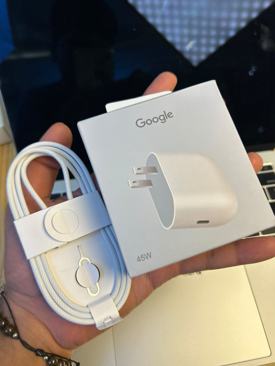 Google 45W USB-C Fast Charger Pakistan + Free Cable