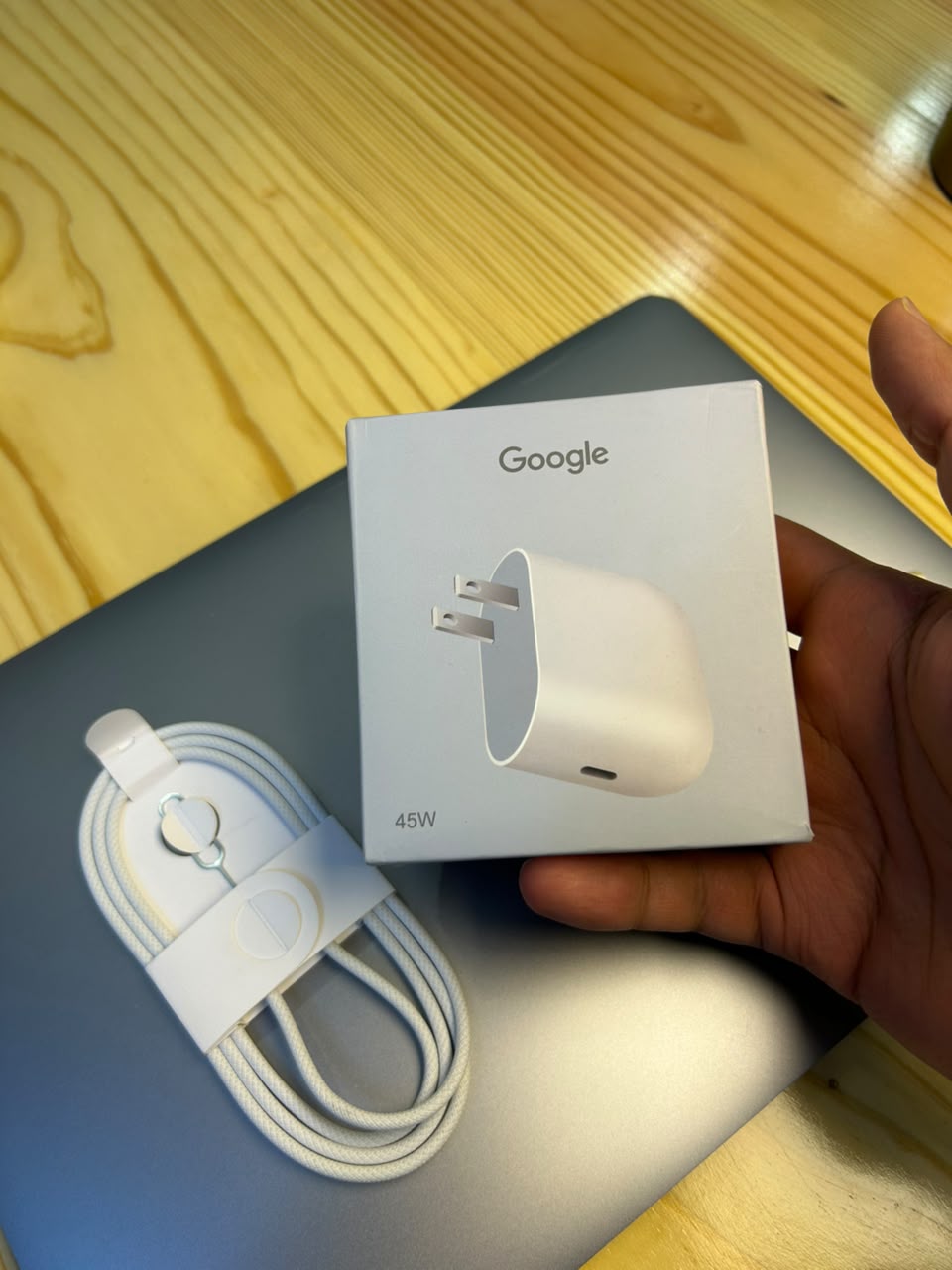 Google 45W USB-C Fast Charger Pakistan + Free Cable