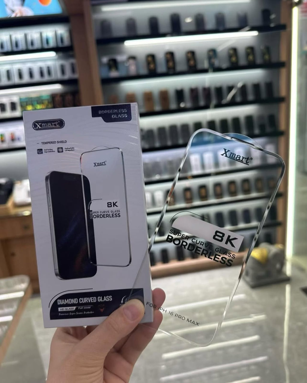 Tempered glass screen protector for compatible iPhone, Samsung and Google Pixel models