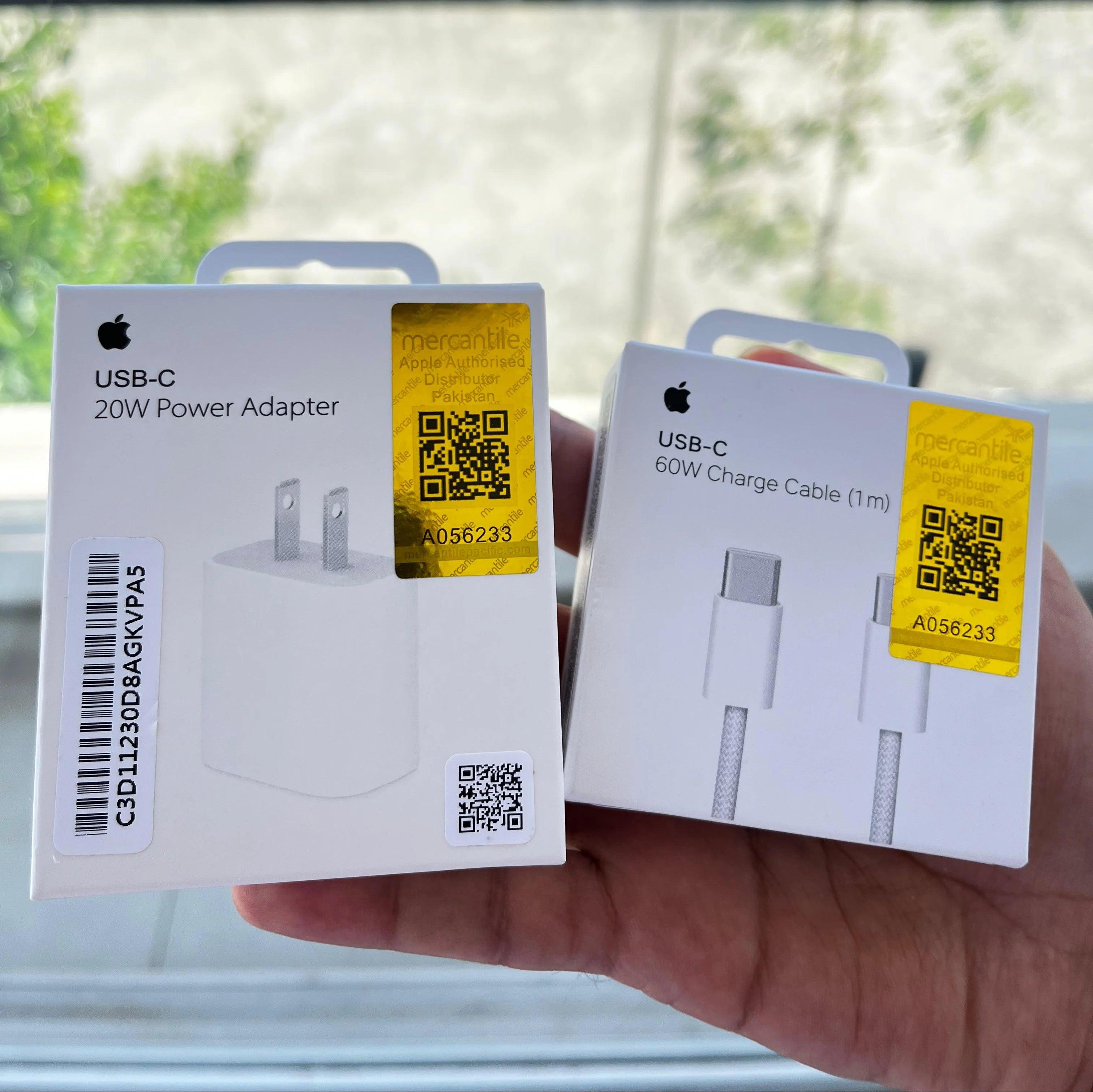 Apple 2-Pin 20W USB-C Power Adapter with FREE Cable