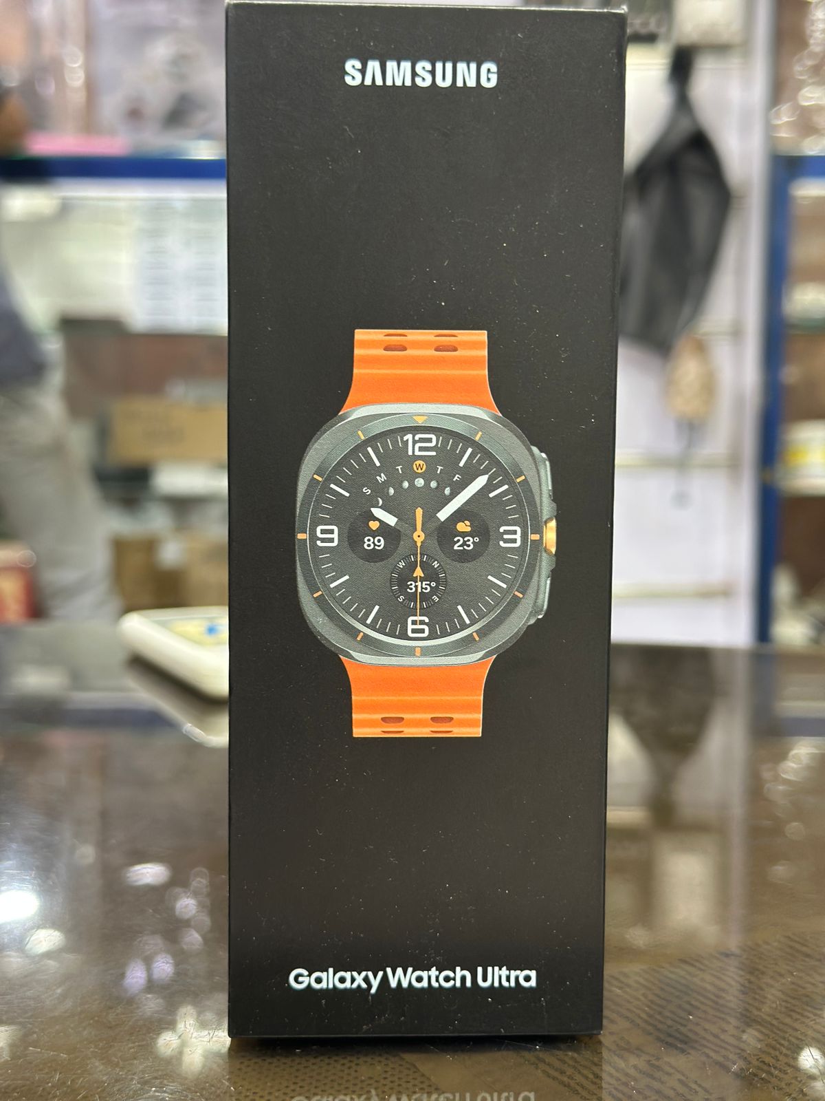 Samsung Galaxy Watch Ultra smartwatch retail box