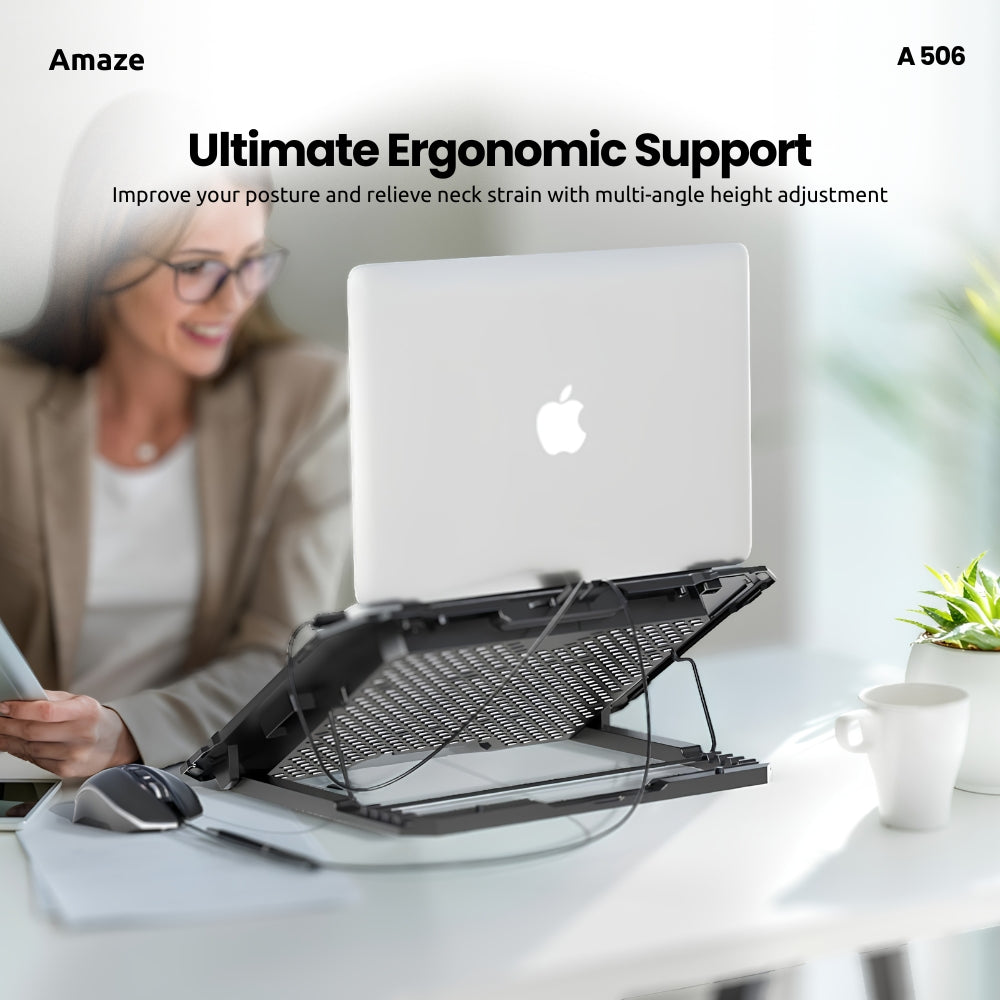Amaze 6 Fan Laptop Cooling Pad A-506 in Pakistan - image 3