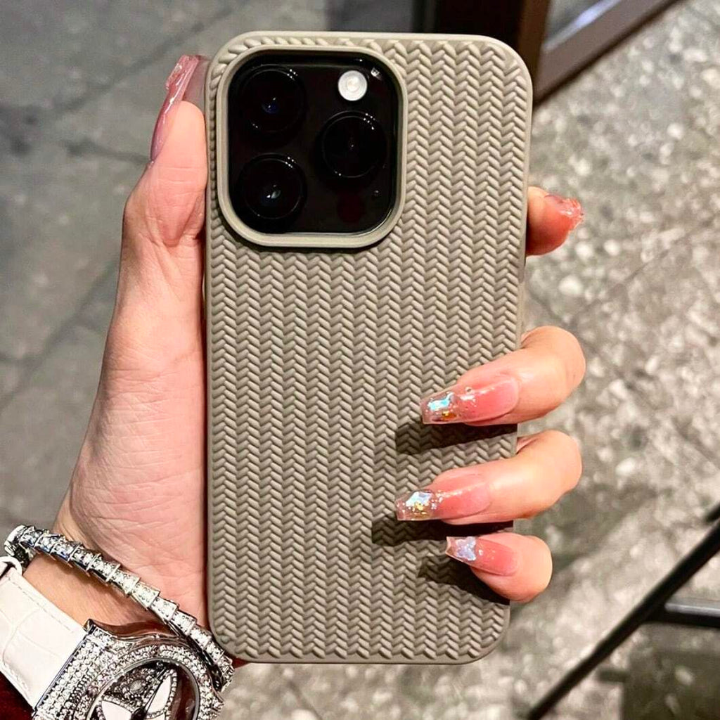 Woven Wonder Case™ – Premium Woven Texture Shockproof Case