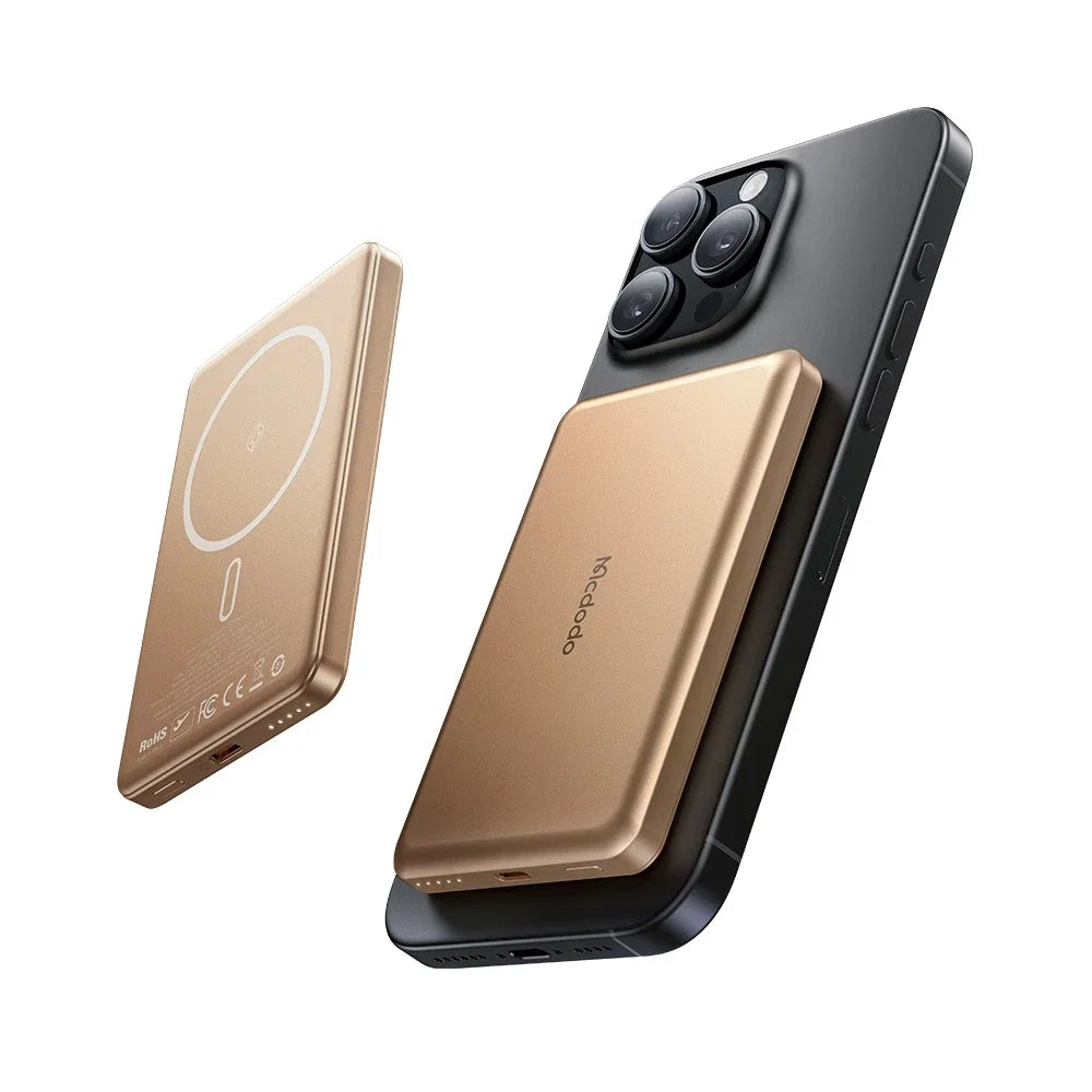 Mcdodo 5000mAh Magnetic Wireless Power Bank Pakistan | 20W PD & 15W MagSafe