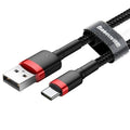 Baseus CATKLF-B91 Cafule USB Type-C Cable 3A 1m