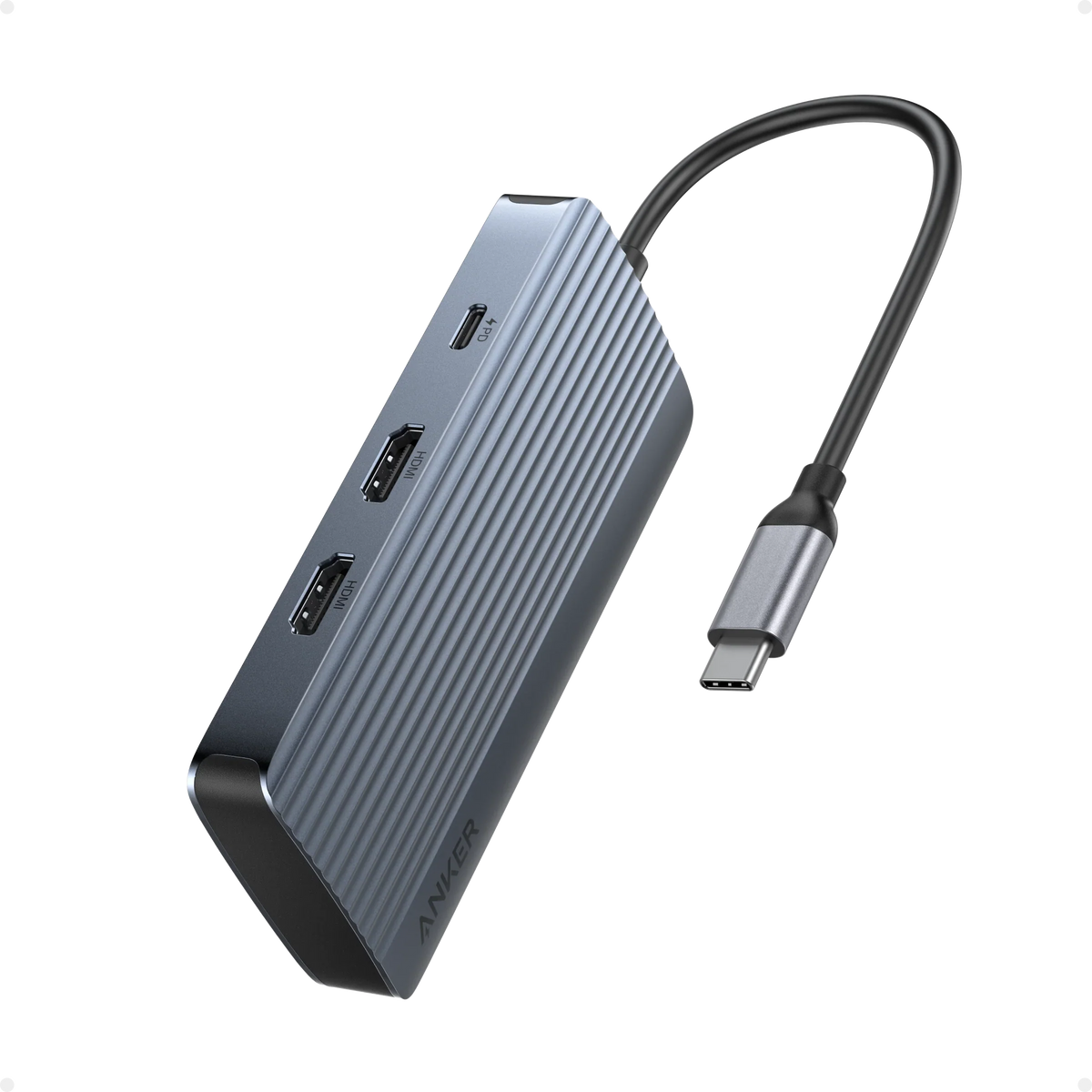 Anker 7-in-1 USB-C Hub Dual Monitor Docking Station - A8374