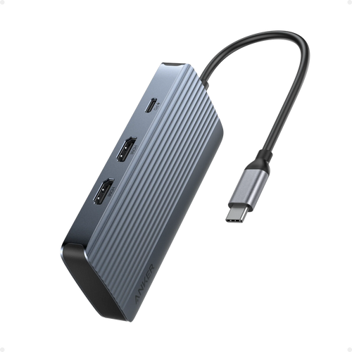 Anker 7-in-1 USB-C Hub Dual Monitor Docking Station - A8374
