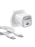Anker Charger 25W Compact with USB-C to USB-C Cable - B2656