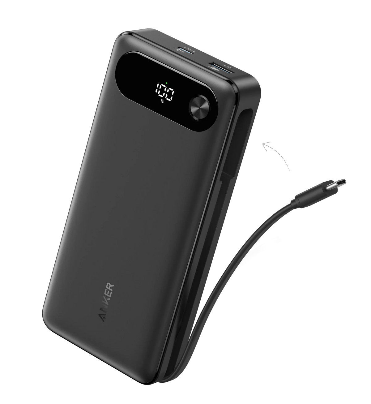 Anker Power Bank (20K 87W Built-In USB-C Cable) - A1383