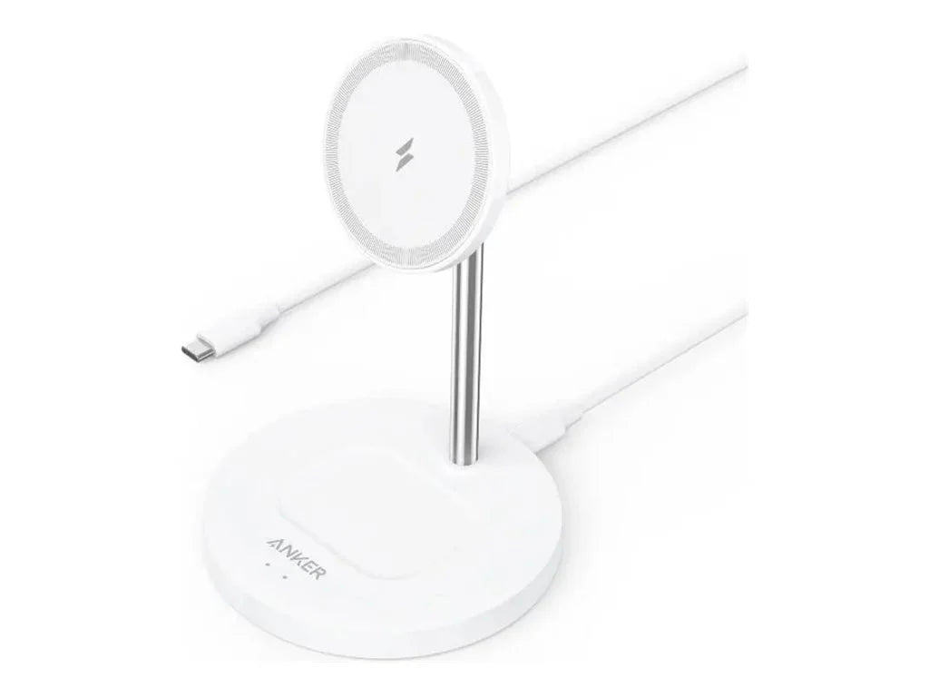 Anker PowerWave Magnetic 2-in-1 Stand Lite Wireless Charger - A2543