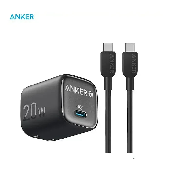 Anker Zolo 20W USB-C Charger with USB-C to USB-C Cable - B2699