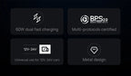Baseus CGJM000113 USB-A and USB-C car charger detail