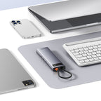 Baseus B00030709811-00 11-port USB-C hub in grey - view 6