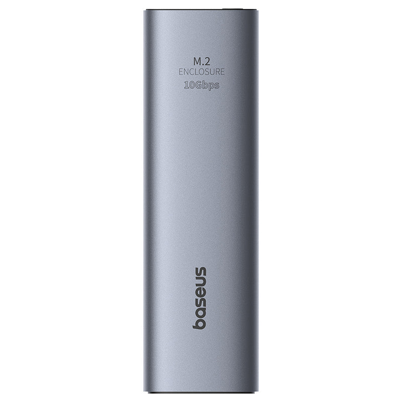 Baseus FlyJoy M.2 NVMe SSD enclosure in space grey – view 1