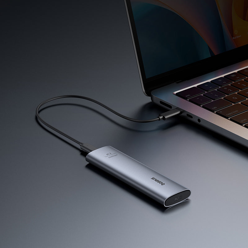 Baseus FlyJoy M.2 NVMe SSD enclosure in space grey – view 10