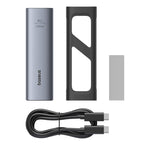 Baseus FlyJoy M.2 NVMe SSD enclosure in space grey – view 6