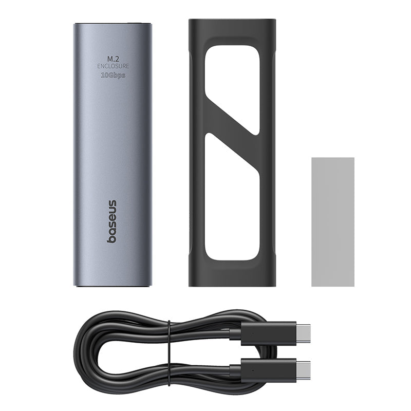 Baseus FlyJoy M.2 NVMe SSD enclosure in space grey – view 6
