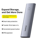 Baseus FlyJoy M.2 NVMe SSD enclosure in space grey – view 7