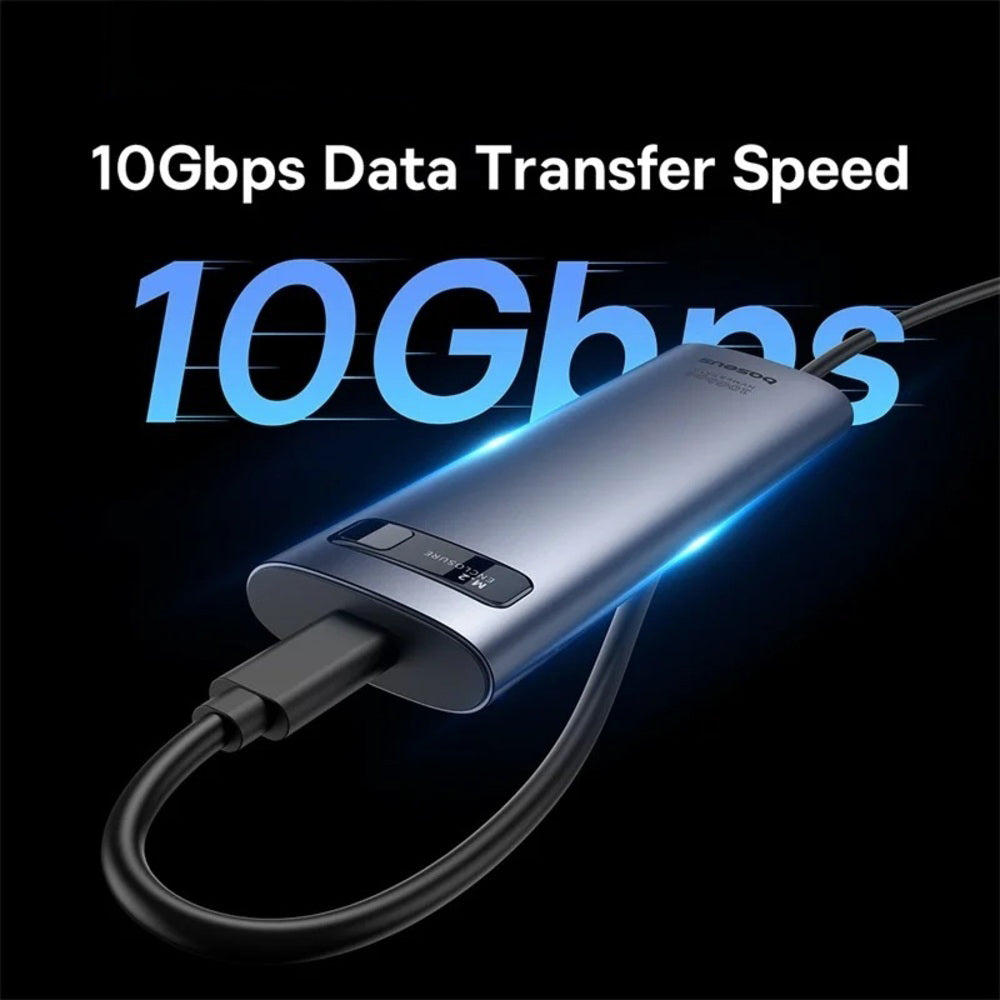 Baseus FlyJoy M.2 NVMe SSD enclosure in space grey – view 8
