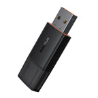 Baseus FastJoy 150Mbps USB Wi-Fi adapter with external antenna in black – view 1