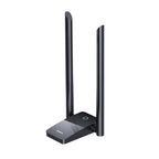 Baseus FastJoy 150Mbps USB Wi-Fi adapter with external antenna in black – view 3