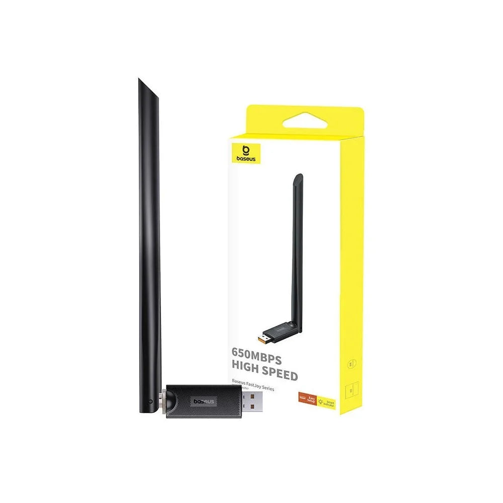 Baseus FastJoy B01317600111-02 Wi-Fi adapter product dimensions image