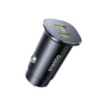 Baseus GoTrip DP1 dual USB-C 30W car charger Cosmic Black — product image 2