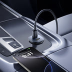 Baseus GoTrip DP1 dual USB-C 30W car charger Cosmic Black — product image 9