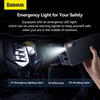 Baseus Super Energy Pro Plus 1200A car jump starter in black – view 3