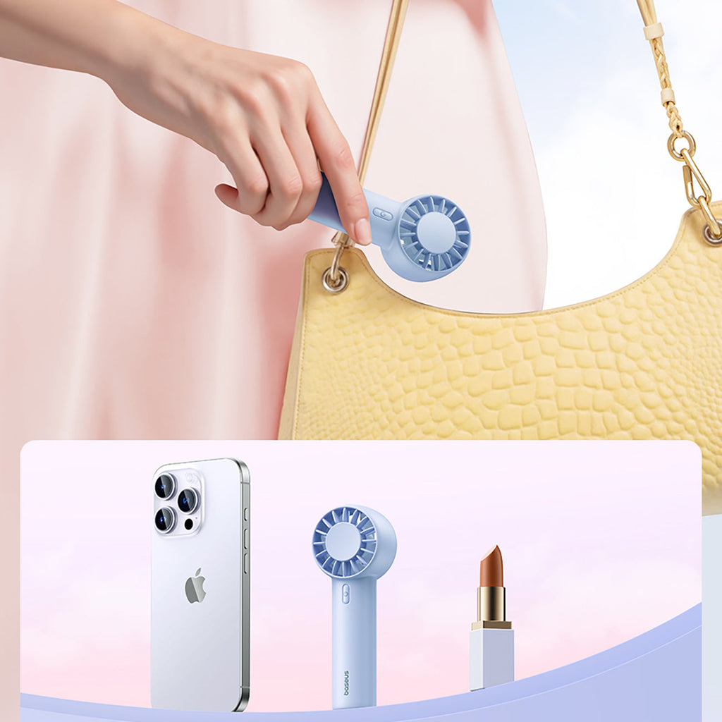 Baseus GoTrip DT1 handheld fan in Galaxy Blue – view 6