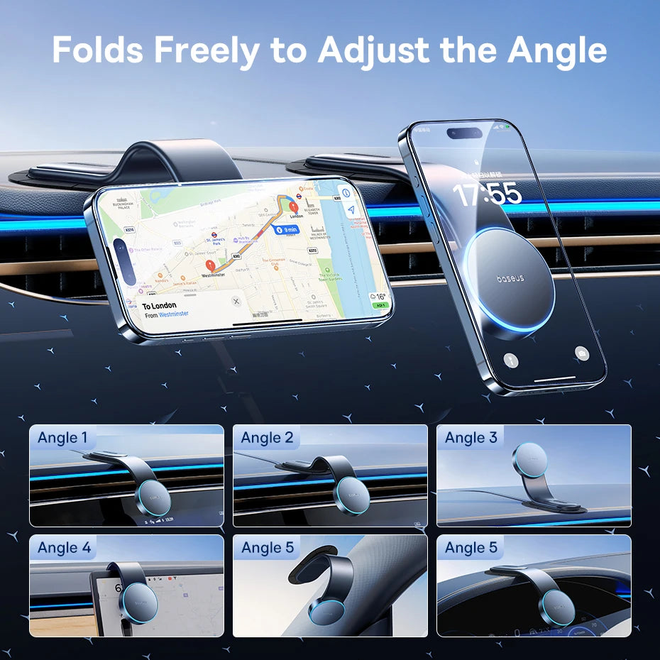 Baseus C02 Pro Series 15W Magnetic Wireless Charging Car Mount product image 2