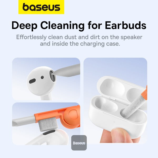 Baseus UltraClean 8-in-1 multifunctional cleaning kit Moon White — product image 5