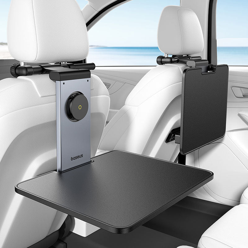 Baseus MagPro II headrest mount clamp and support structure