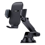 Baseus UltraControl Go clamp-type phone holder in cluster black – view 1