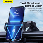Baseus UltraControl Go clamp-type phone holder in cluster black – view 10