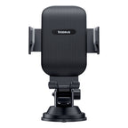 Baseus UltraControl Go clamp-type phone holder in cluster black – view 2