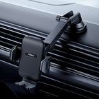 Baseus UltraControl Go clamp-type phone holder in cluster black – view 7