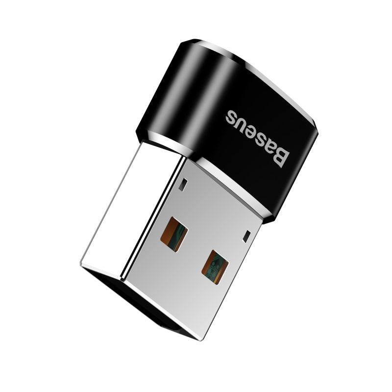 Baseus USB-C female to USB-A male OTG adapter in black – view 6