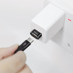 Baseus USB-C female to USB-A male OTG adapter in black – view 7