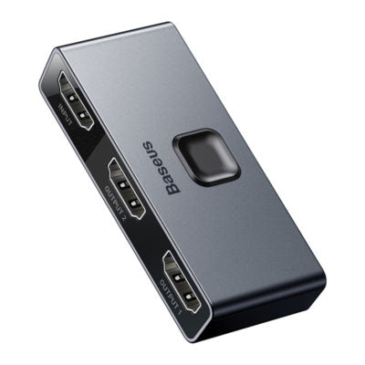 Baseus Matrix bidirectional HDMI switcher in space grey – view 1