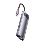 Baseus Metal Gleam 8-in-1 USB-C hub in gray – view 10