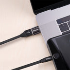 Baseus USB-A female to USB-C male OTG adapter in black – view 7